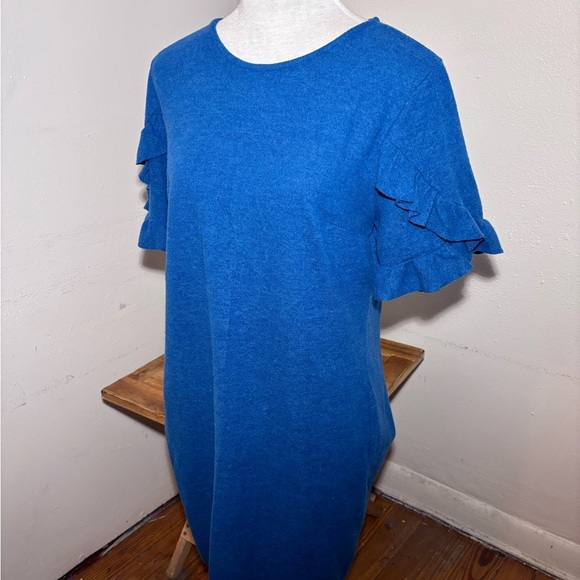 Pinkblush Ruffle Sleeve Maternity Sweater Dress - Picture 6 of 10